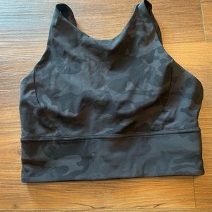 Lululemon longline sports bra camo
